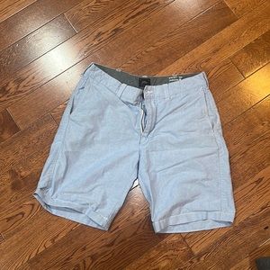 Light blue mens j crew chino shorts 30 waist 9 inseam